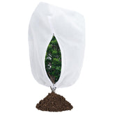 Garutom Plant Cover 78" x 89" in white, front view