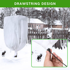 Garutom plant cover over shrub for winter protection