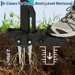 Garvee weed puller showcasing the easy-eject mechanism