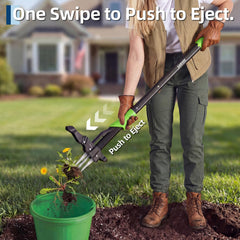 Garvee weed puller with four serrated stainless steel claws