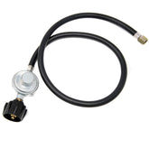 Gas One Propane Regulator 3ft hose front view with fittings