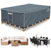 Gasadar Patio Furniture Cover front view in grey