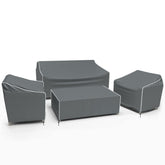 Gasadar Patio Furniture Cover Set with armchair and loveseat covers