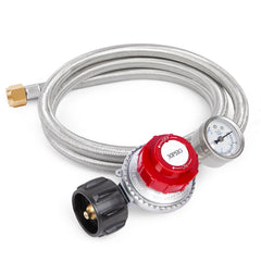 GASPRO 0-30 PSI propane regulator front view with gauge