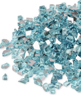 GASPRO 10 lbs Caribbean Blue fire glass front view