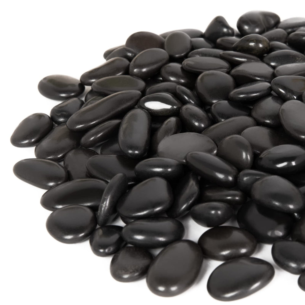 GASPRO 8lb Black Landscaping Pebbles in packaging