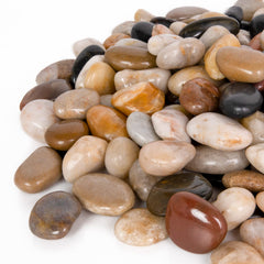 GASPRO 8lb Mixed Colour Landscaping Pebbles, natural stones assortment