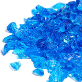 GASPRO fire glass turquoise 1/2-inch decorative glass rocks