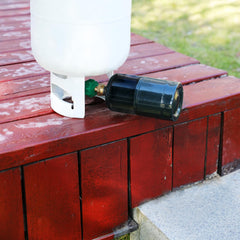 GASPRO Propane Refill Adapter side view with handwheel grip