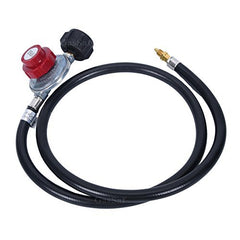 GasSaf 4FT Propane Regulator showing solid brass fittings
