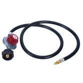 GasSaf 4FT propane regulator with adjustable 0-5PSI output