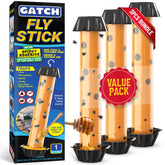 GATCH Fruit Fly Trap 3 Pack, Orange sticky traps for insects