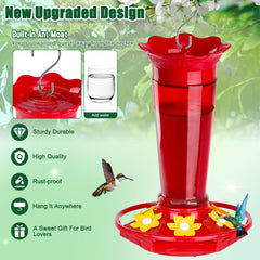 Gbekery hummingbird feeder showcasing six feeding ports
