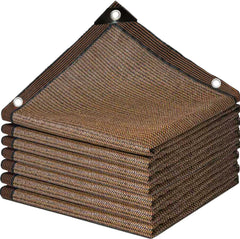 GCEXDLDP 6x10FT shade cloth brown front view