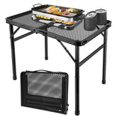 GDDGHS Folding Camping Table black model front view