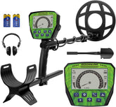 GDDREAM Metal Detector front view with 10" waterproof coil