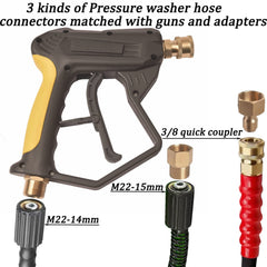 GDHXW X-887 pressure washer gun with hose adapter