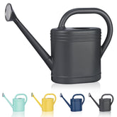 gegemaoyi 2 Gallon Watering Can gray front view