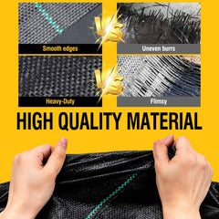 GEIGUIWA weed barrier fabric showing weaving details