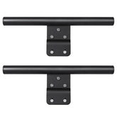 GENARMOR Generator Cover Height Extension Brackets front view, black