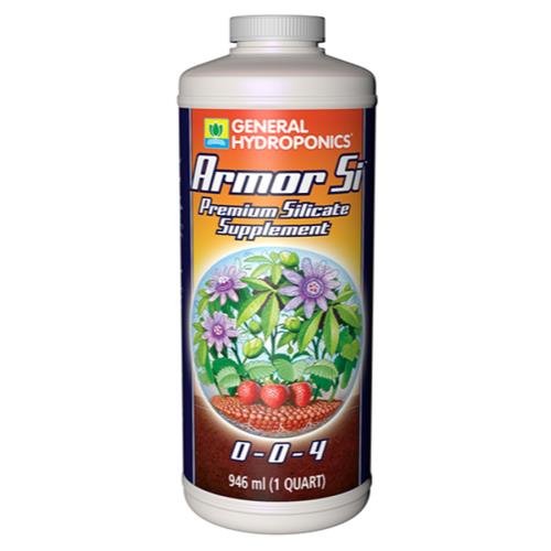 General Hydroponics GH Armor Si Quart Liquid Fertilizer front view