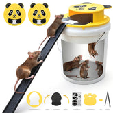 Generic 2PCS Bucket Mouse Trap front view in yellow