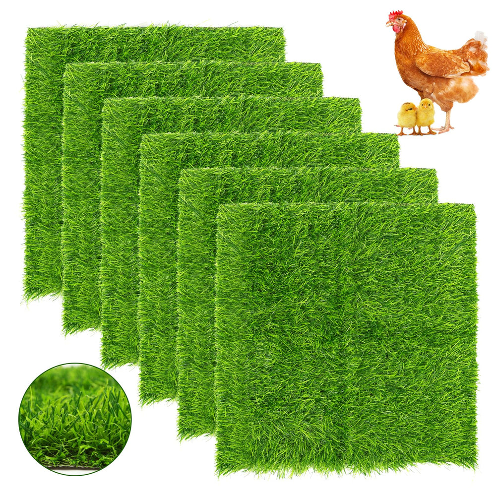 Generic Chicken Nesting Pads 12x12 inch green set front view