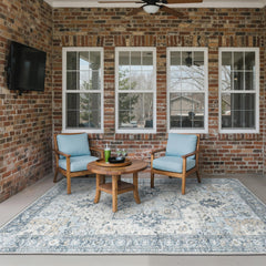 GENIMO Indoor Outdoor Rug on patio