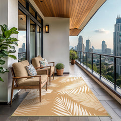GENIMO Outdoor Rug 5'x8' waterproof and easy to clean feature