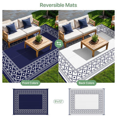 GENIMO Outdoor Rug displaying its heat- edges