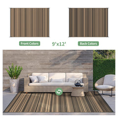 GENIMO outdoor rug in patio setting