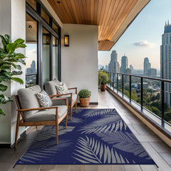 GENIMO outdoor rug on a patio setting