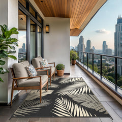GENIMO Outdoor Rug on patio setting