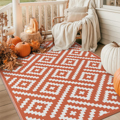 GENIMO Outdoor Rug rolled with storage strap for easy transport