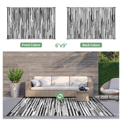 GENIMO outdoor rug showing geometric pattern