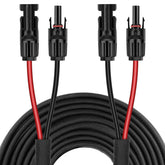 Geosiry 50FT 10AWG solar panel extension cable front view