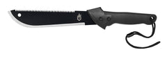 Gerber Gator Machete JR front view with high carbon steel blade