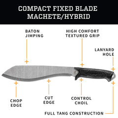 Gerber Versafix Machete Knife Hybrid with sheath