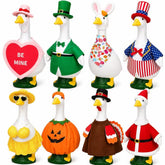 Gereat 8-piece holiday goose clothes set front view