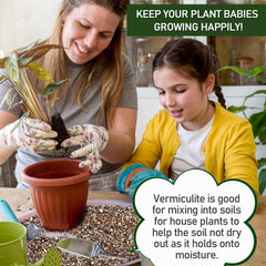 Gerta organic vermiculite in clear resealable bag