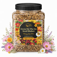GevaGrow Honey Bee Wildflower Seed Mix 1 lb tub front view
