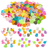 GGSTDDUP 135 PCS luminous mini ducks assorted figures