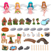 GGSTDDUP fairy garden accessories set with various miniatures