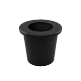 GHAMYEE Patio Umbrella Cone Wedge Plug in Black front view