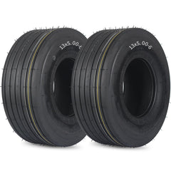 GICOOL 13x5.00-6 tubeless lawn mower tire front view