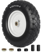 GICOOL 4.80/4.00-8 Wheelbarrow Tire front view