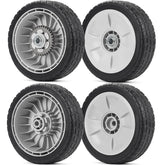 GICOOL 4 Pack Lawn Mower Wheels front view
