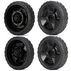 GICOOL 4 Pack Lawn Mower Wheels front view