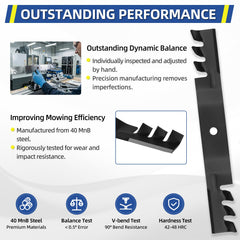 GICOOL blades for Toro mower installation guide