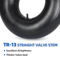 GICOOL inner tubes installed on a lawn mower